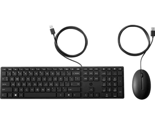 HP Kit Teclado y Mouse Alámbrico 320MK USB